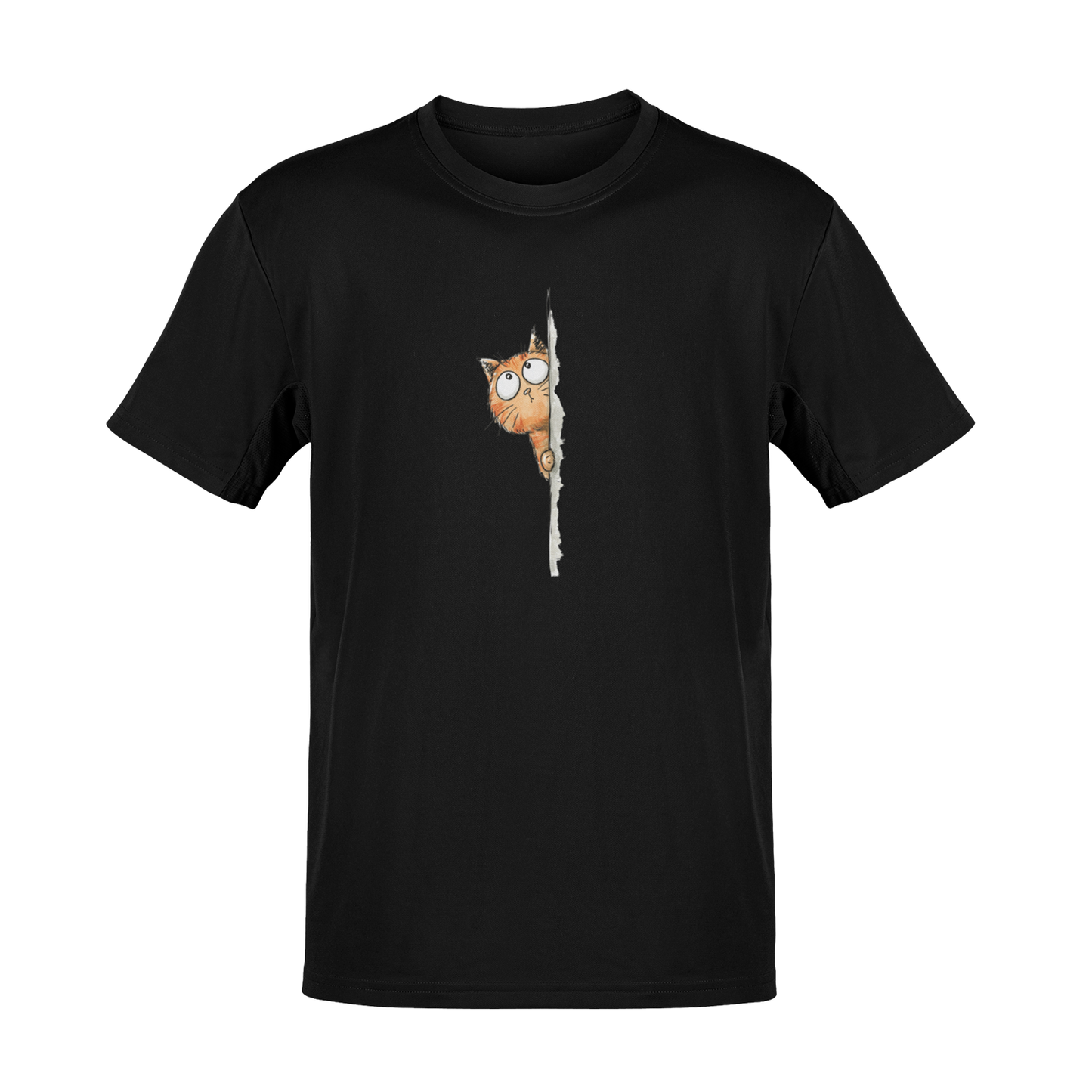 Tricou Peeking Cat